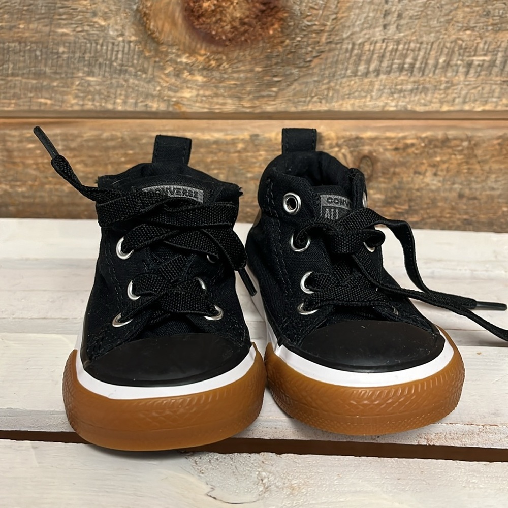 Converse Chuck Taylor All Star Infant Baby Size 3 EUC Black Unisex